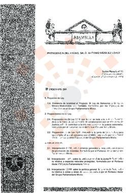 19941027_Mérida_Diario de Sesiones III Legislatura