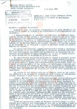 19960502_Valencia_Correspondencia de Armando Álvarez Álvarez