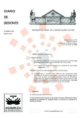 20061221_Mérida_Diario de Sesiones VI Legislatura