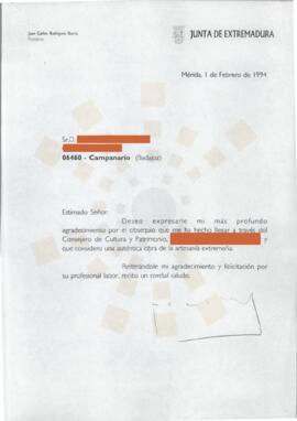 19940201_Campanario_Correspondencia a un ciudadano.