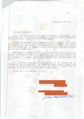 19950531_Jarandilla-Mérida_Correspondencia de un ciudadano.