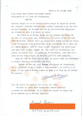 19960428_Badajoz_Correspondencia de Manuel Pacheco