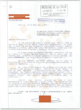 19950518_Sevilla-Mérida_Correspondencia de un ciudadano.