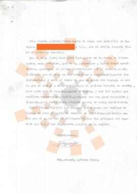 1996_Correspondencia de Dña. Josefa Agúndez López