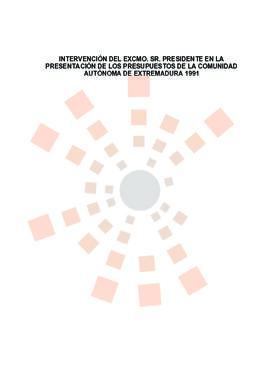 19901022_Mérida_Intervenciones del Presidente en la Asamblea de Extremadura a razón de la present...