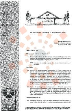 19981029_Mérida_Diario de Sesiones IV Legislatura