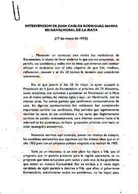 19950517_Navalmoral de la Mata_Intervención del Presidente.