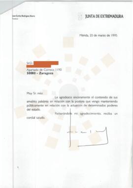 19950320_Mérida-Zaragoza_Correspondencia a un ciudadano.