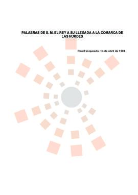 19980414_Pinofranqueado_Intervenciones de S.M. el Rey de España y del Presidente, a la visita de ...