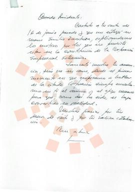 1992_Correspondencia del Presidente a (...)