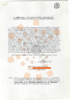 19960818_Barcelona_Correspondencia de D. Abdon Bejarano García a D. Juan J. Mari Castello-Tarrega