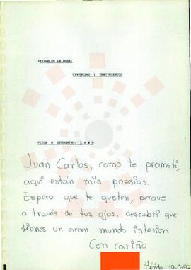 19930119_Mérida_Correspondencia a Juan Carlos Rodríguez Ibarra