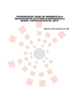 19981118_Galisteo_Intervención del Presidente en "Contrachapados del jerte S.L.".