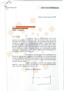 19950518_Mérida-Segovia_Correspondencia a un ciudadano.