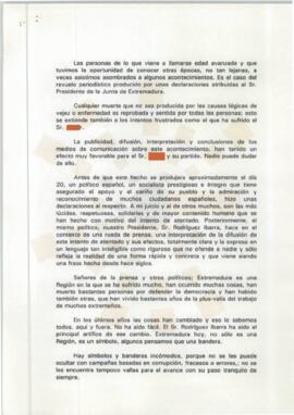 19950425_Malpartida de Plasencia_Escrito de una ciudadana a los medios extremeños.