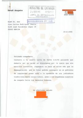 19950419_Madrid-Mérida_Correspondencia de un ciudadano.