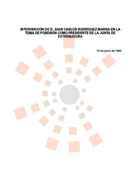 19830613_Mérida_Intervenciones del Presidente con motivo de la Toma de Posesión como Presidente d...