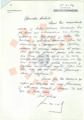 19960115_Correspondencia a D. Roberto Carballo Parejo