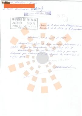 19980120_Carcaixent-Mérida_Correspondencia de D. Antonio Martínez y Talens