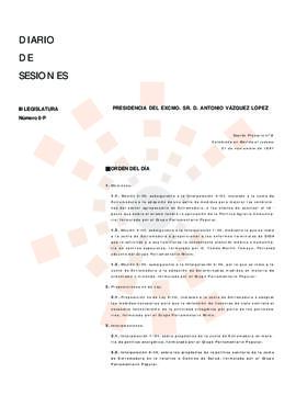 19911121_Mérida_Diario de Sesiones III Legislatura