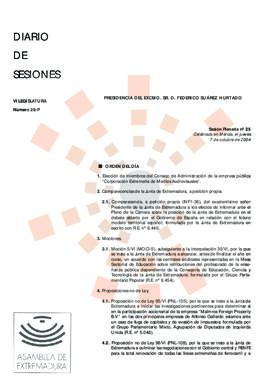 20041007_Mérida_Diario de Sesiones VI Legislatura