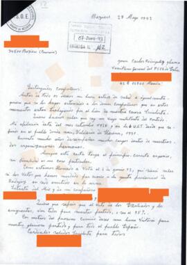 19930527_Béziers_Correspondencia de D. Juan Durán