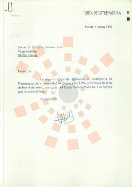 19960104_Mérida_Correspondencia de D. Román Bolaños Expósito a D. Carlos Sánchez Polo