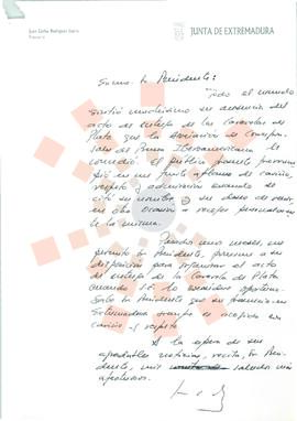 1992_Correspondencia del Presidente al Presidente de (...)