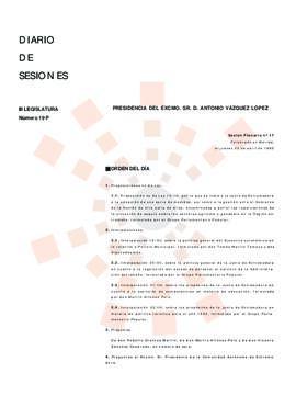 19920423_Mérida_Diario de Sesiones III Legislatura