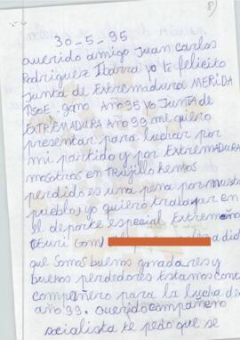 19950530_Trujillo-Mérida_Correspondencia de un ciudadano.