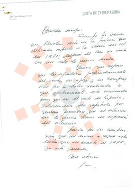 1992_Correspondencia del Presidente a (...)