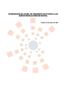 19990528_Trujillo_Intervención del Presidente en las instalaciones de Navidul S.A.
