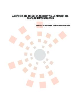 19981204_Valencia de Alcántara_Intervención del Presidente en la reunión del "Grupo de Empre...