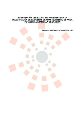 19970630_Jarandilla de la Vera_Intervención del Presidente en obras de Jarandilla de la Vera.