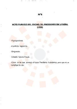 19900616_Utrera_Discurso del Presidente en un Acto Público en Utrera