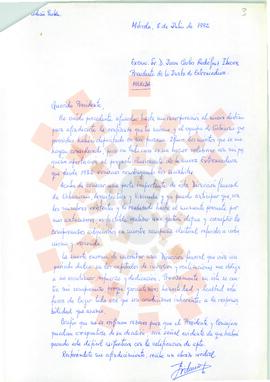 19920808_Mérida_Correspondencia de D. Ricardo de Orduña Puebla