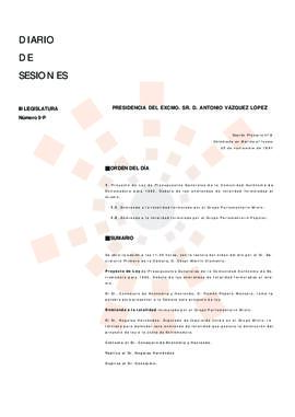 19911125_Mérida_Diario de Sesiones III Legislatura