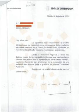 19950616_Mérida-Madrid_Correspondencia a un ciudadano.