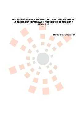 19910628_Mérida_Intervención del Presidente en el XI Congreso Nacional de la Asociación Española ...