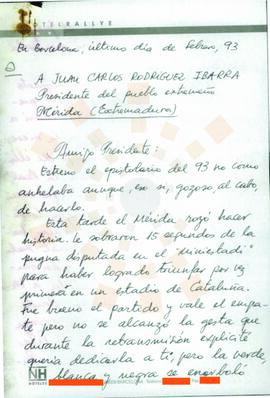 19930228_Mérida_Correspondencia de D. Ángel Valadés Gómez