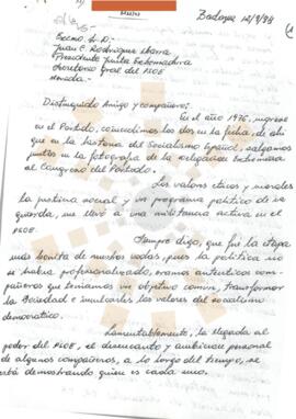 19940912_Badajoz_Correspondencia del ¿Director General de Administración Local e Interior?.