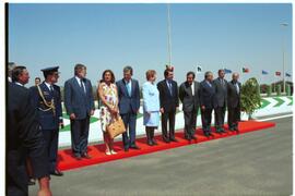 Rendición de Honores Militares a las autoridades.