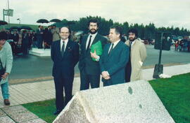 Recepción de MATUTES, Abel, CARDOSO, Antonio y MARÍN, Manuel.