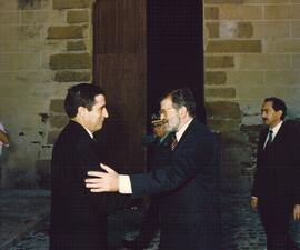 Saludo de RODRÍGUEZ IBARRA, Juan Carlos y GARCÍA, Ignacio Esteban.