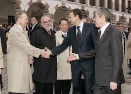 Saludo de RODRÍGUEZ ZAPATERO, José Luis.