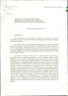 Carta de MAYORAL CORTÉS, Victorino para SÁNCHEZ AMOR, Ignacio cuyo asunto trata de la reunión de ...