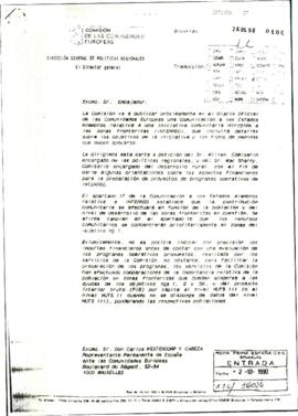 Carta de WESTENDORP Y CABEZA, Carlos, para el Embajador (no se indica), cuyo asunto trata de la p...
