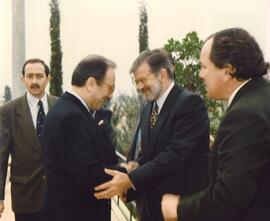 Saludo de RODRÍGUEZ IBARRA, Juan Carlos y FEYTOR PINTO, Pedro.