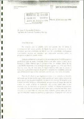 Carta de RODRÍGUEZ IBARRA, Juan Carlos, para FERNÁNDEZ ORDÓÑEZ, José Antonio, sobre la posible co...