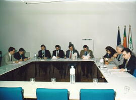 Reunión de representantes españoles y portugueses.